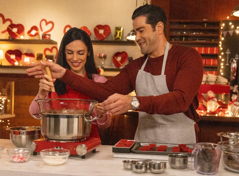 Jessica Lowndes and Jesse Metcalfe in 'Harmony From The Heart'