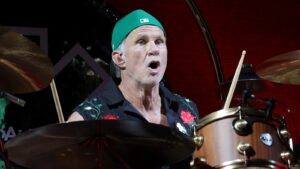 Drummer Chad Smith of the Red Hot Chili Peppers