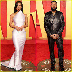 Kim Kardashian & Odell Beckham Jr. Both Attend Vanity Fair Oscars Party 2024 Amid Dating Rumors