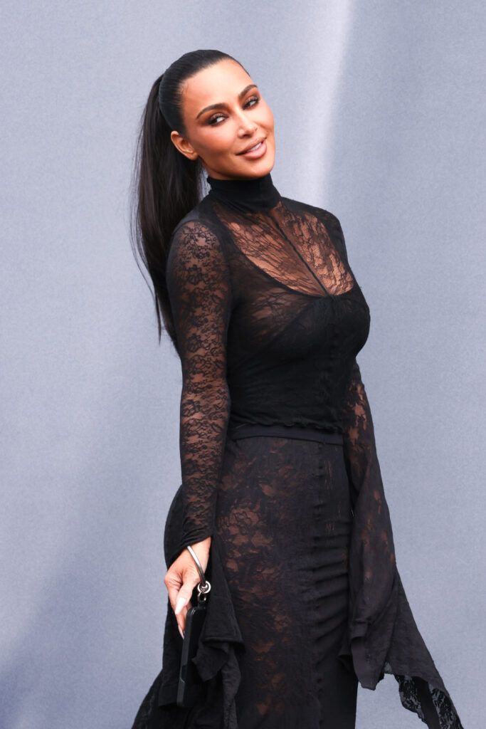 Kim Kardashian attended Paris Fashion Week in March 2024