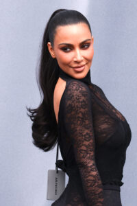 Kim Kardashian attended the Balenciaga Womenswear Fall/Winter 2024-2025 show for Paris Fashion Week in March 2024