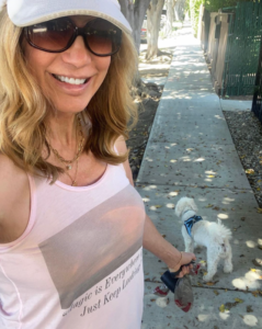Leeza Gibbons In Workout Gear Says “Tough Times Never Last, Tough People Do”