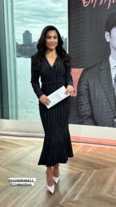 Molly Qerim delighted fans with her outfit on Tuesday