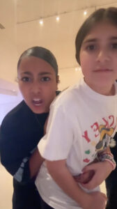 North West and her cousin Penelope Disick documented their wild night in a new TikTok video