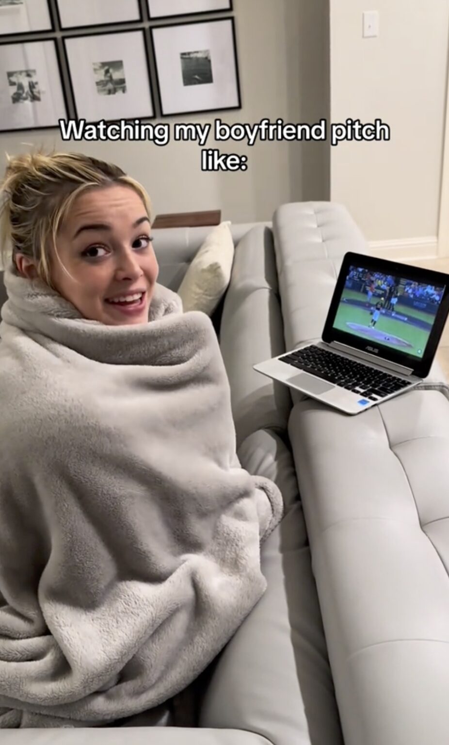 Olivia Dunne Looks Loved Up As She Cozies Up In Blanket And Watches ...