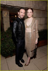 Emma Stone at the W Mag and Louis Vuitton dinner