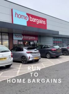 Eagled-eyed shoppers first spotted the lamp in Home Bargains