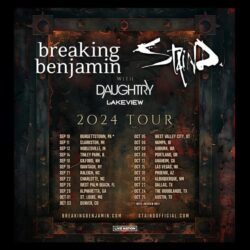 STAIND And BREAKING BENJAMIN Announce Summer/Fall 2024 Tour With