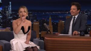 sydney sweeney on the tonight show with jimmy fallon