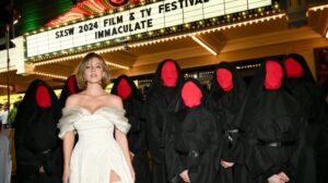 sydney sweeney at the premiere of immaculate