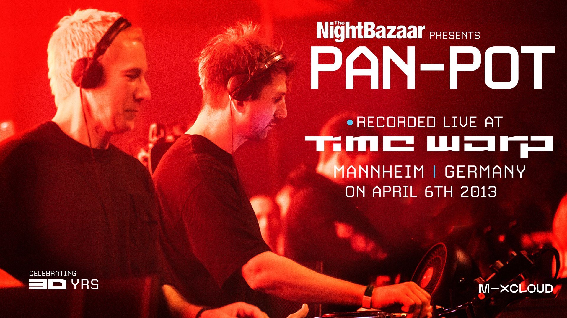 CLICK OR TAP IMAGE TO LISTEN TO PAN-POT'S SET RECORDED LIVE AT TIME WARP IN MANNHEIM, GERMANY ON APRIL 6TH 2013