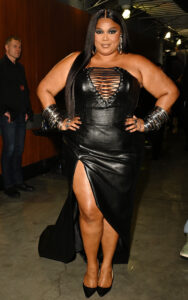 Lizzo attending the 66th Grammy Awards on February 04, 2024 in Los Angeles, California