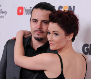 Chyler Leigh and Nathan West arrive at the 2017 GLSEN Respect Awards at the Beverly Wilshire Four Seasons Hotel on October 20, 2017, in Beverly Hills, California