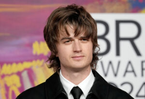 Joe Keery at the BRIT Awards at the O2 Arena in London, Britain, on March 2, 2024