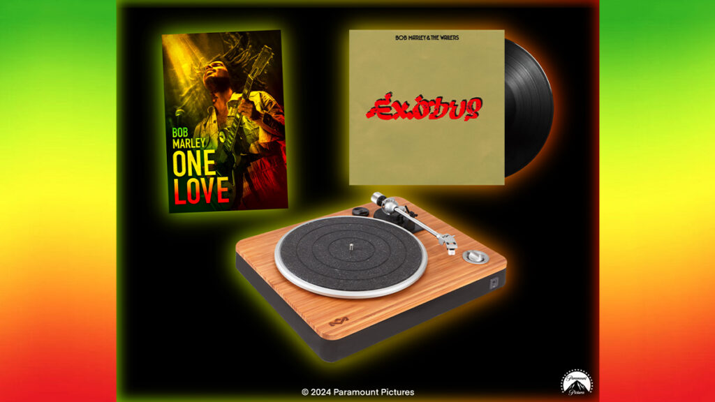 Win a Bob Marley Turntable, Exodus Vinyl & One Love Download