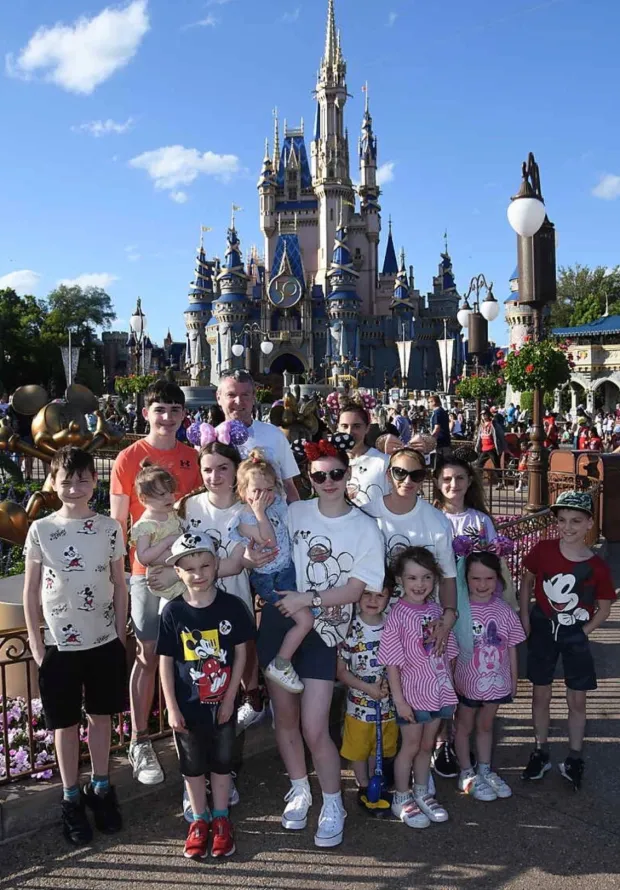 The family did 24 holidays in 24 months, including multiple Disney trips