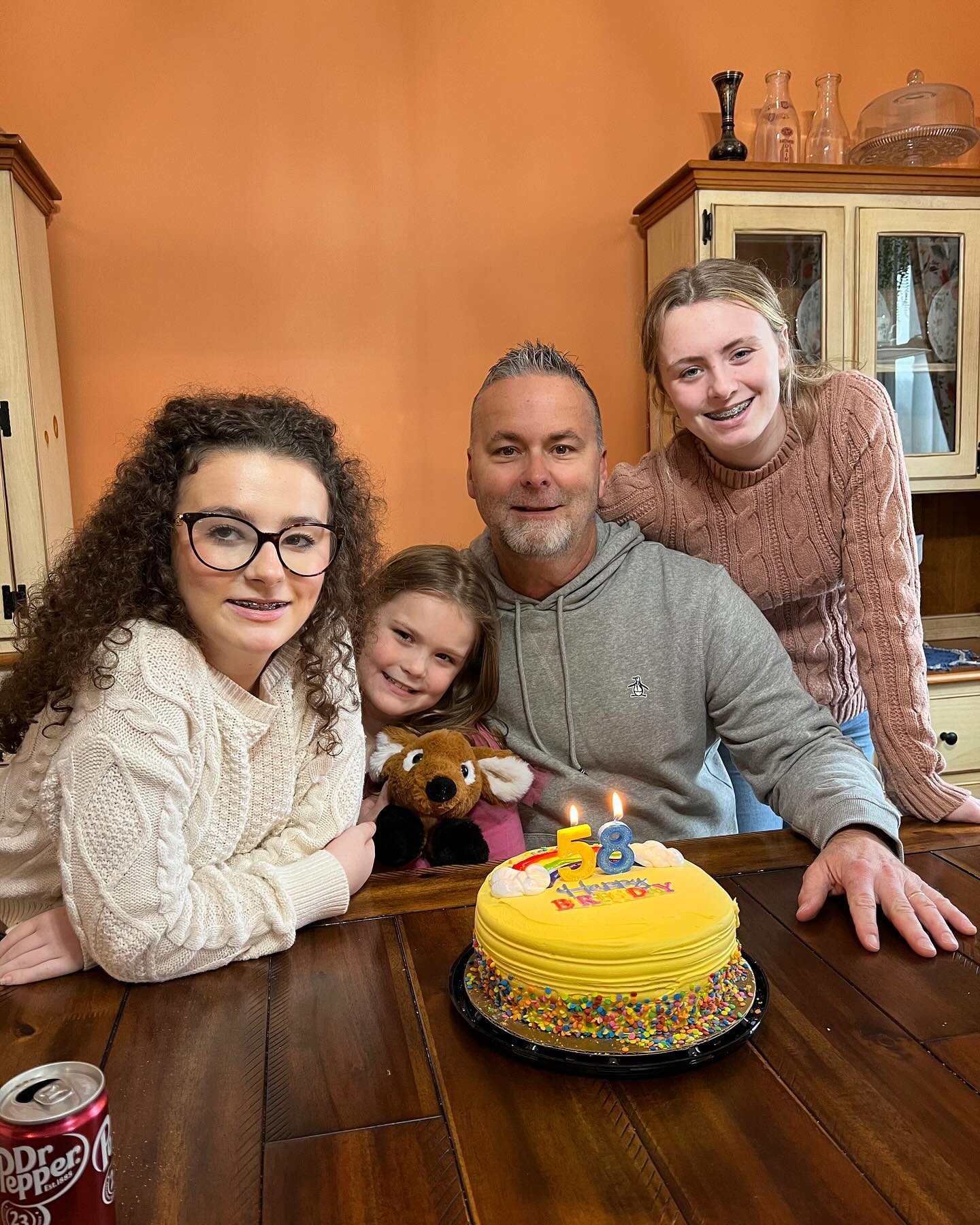 Poppaw Jeff recently celebrated his 58th birthday with Remi and the twins