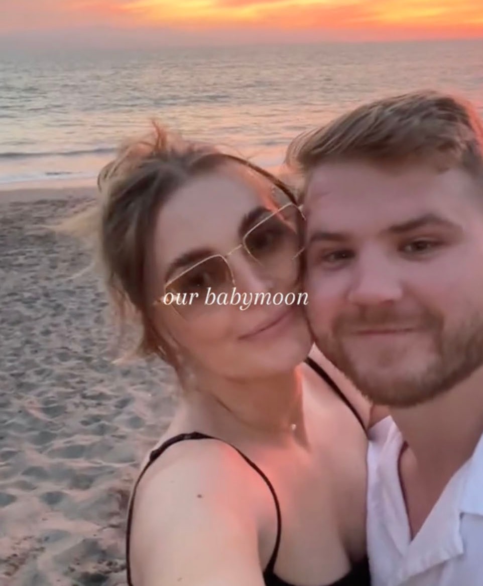 In early March, the couple went on a 'babymoon' to celebrate the pregnancy, and shared a romantic video of the trip