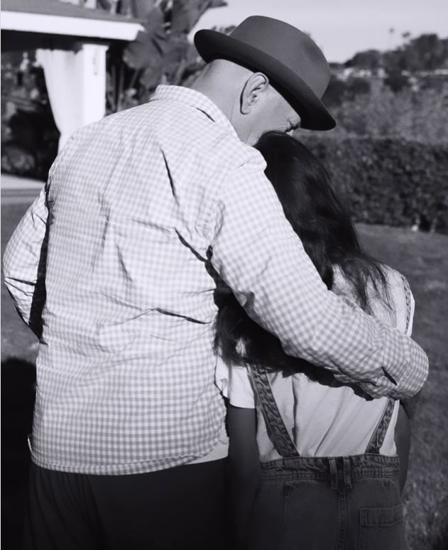 His wife Emma shared a sweet photo of the actor hugging his little girl