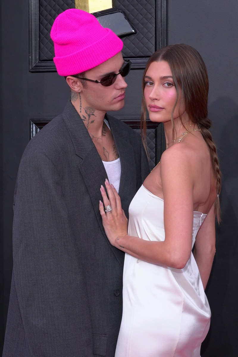 Justin and Hailey Bieber in 2022
