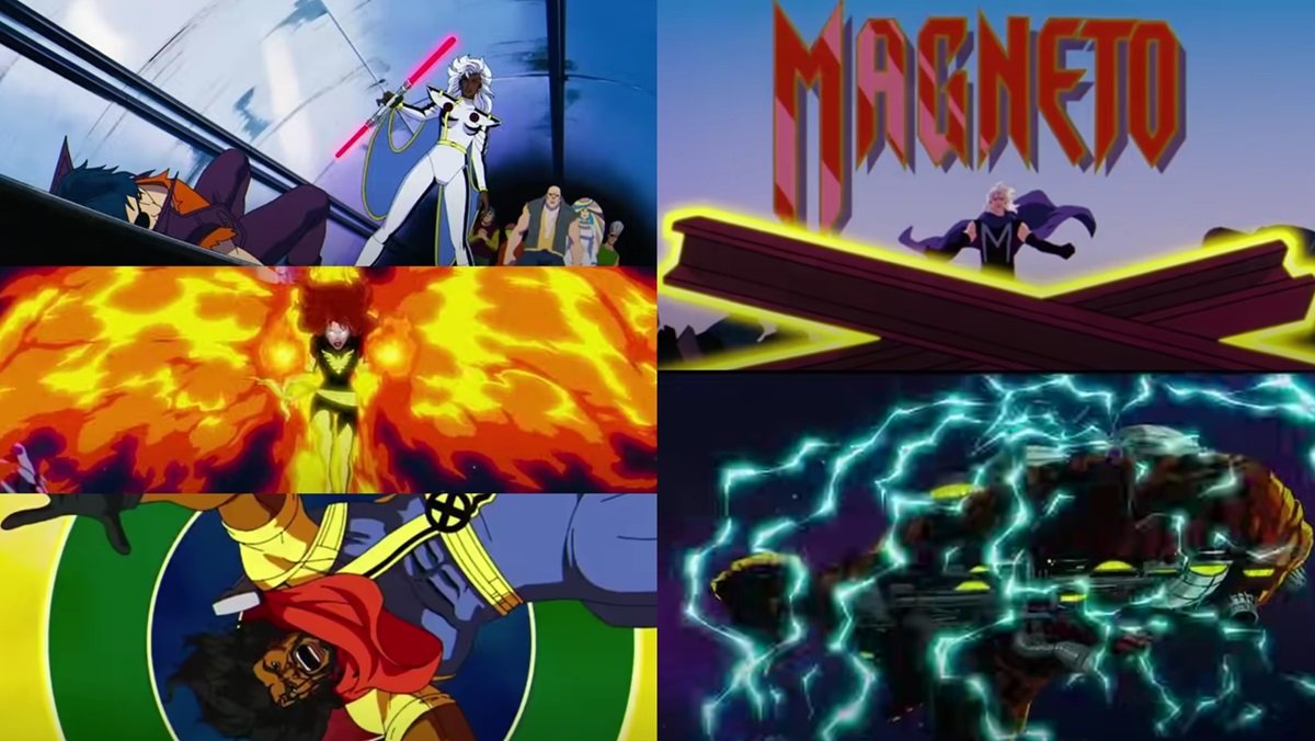 Updated images from the opening credits of X-Men '97, episode two.