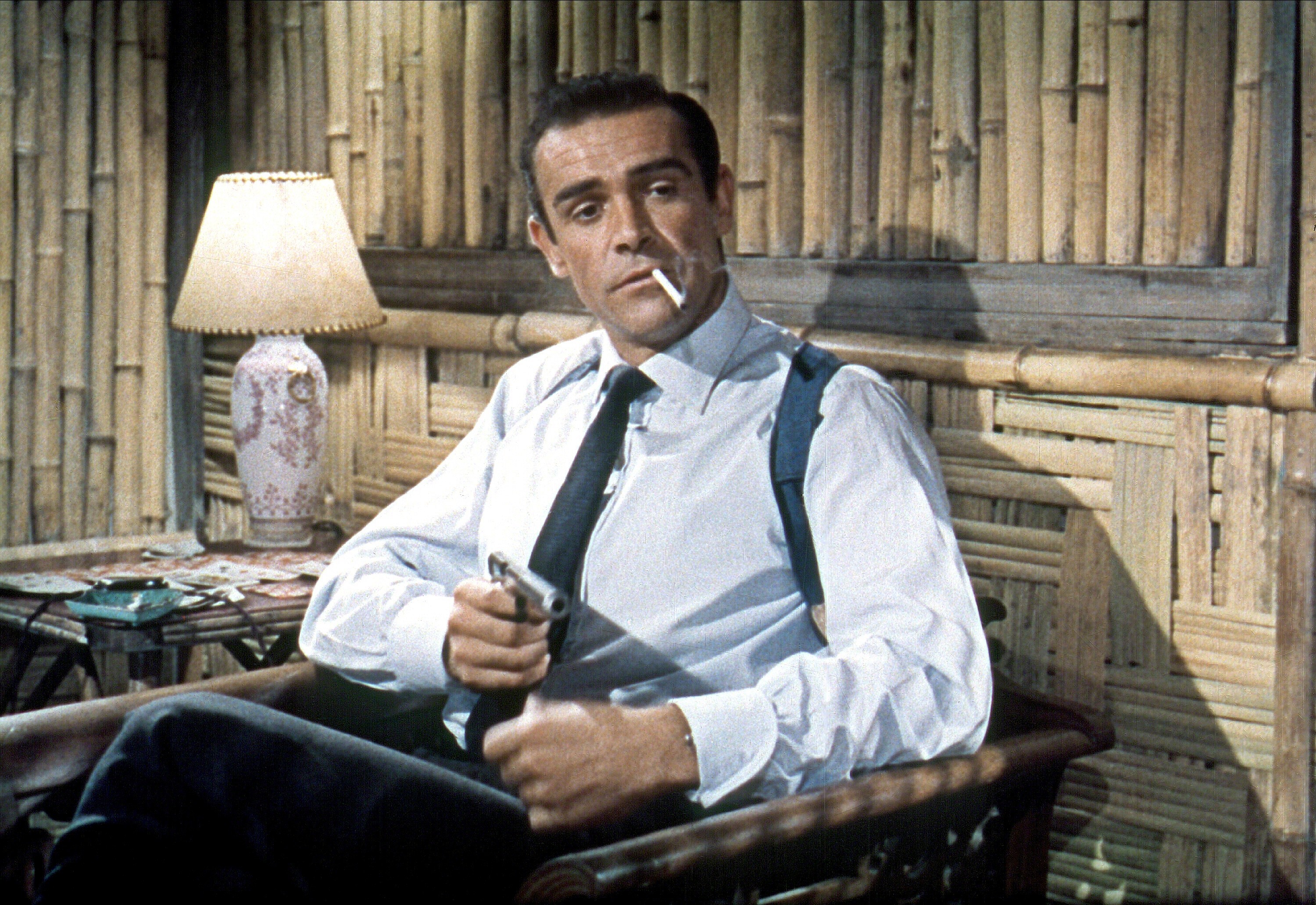 The film starred Sir Sean Connery and included the famous theme which recurred throughout the 24 subsequent films