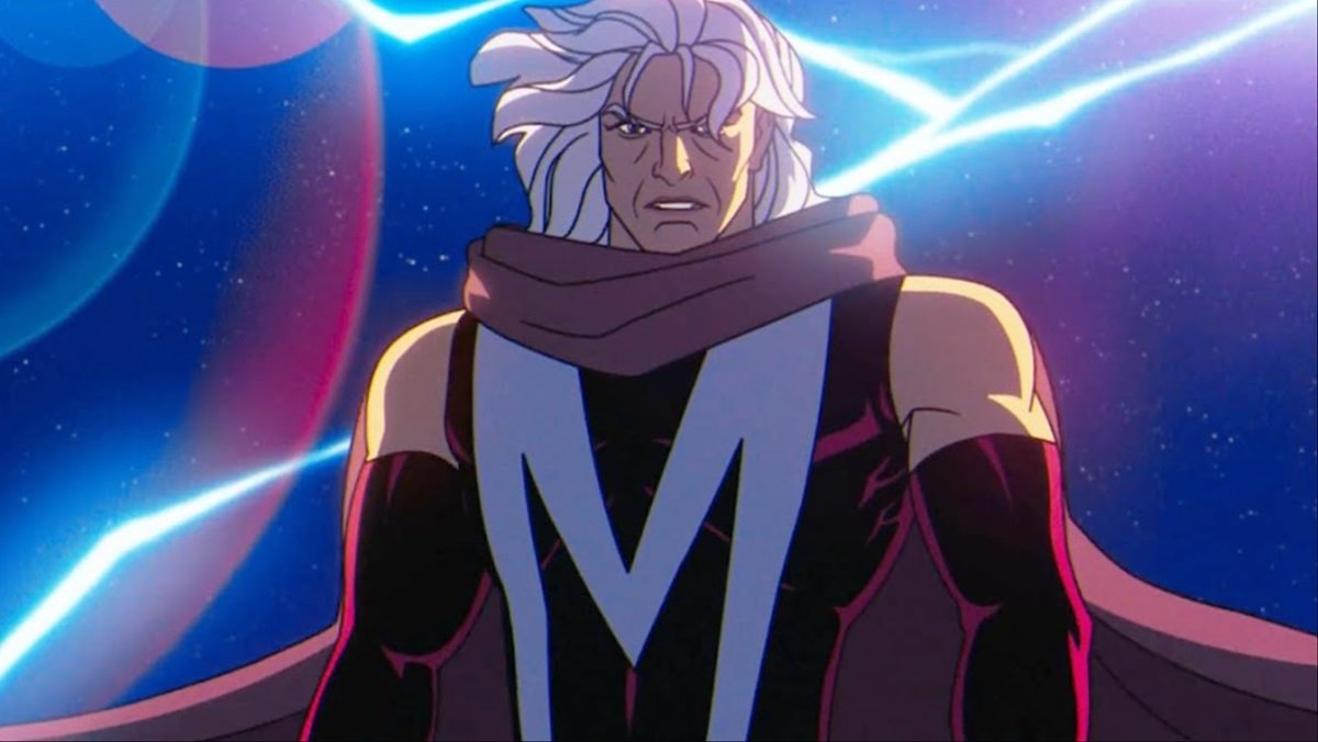 Magneto at the climax of X-Men '97 episode two, Mutant Liberation Now.