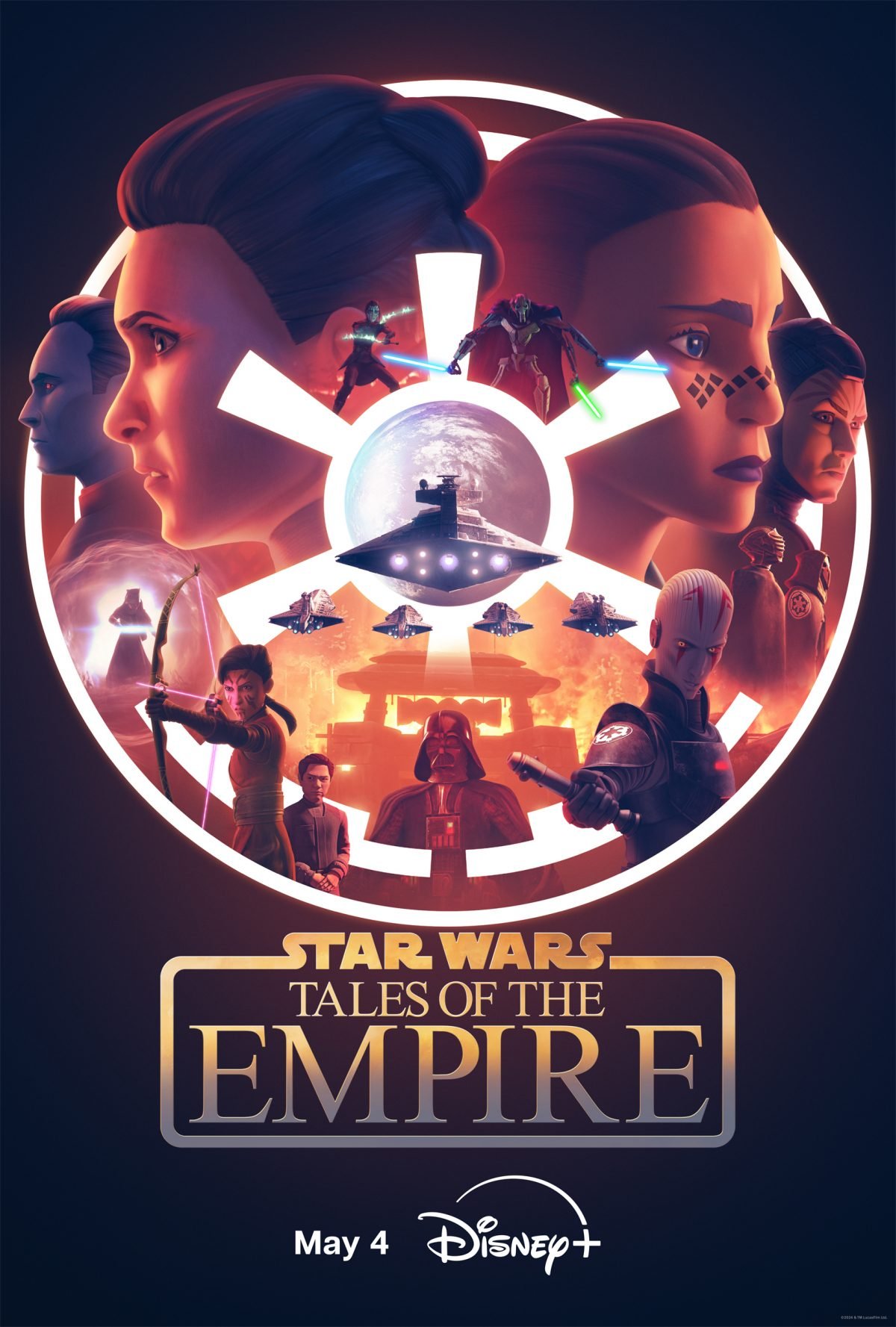 The poster for Star Wars: Tales of the Empire