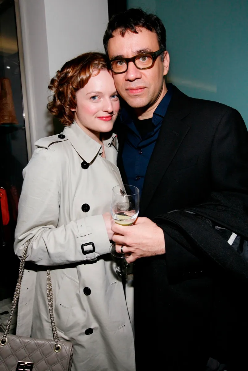 Elisabeth Moss and Fred Armisen in 2009