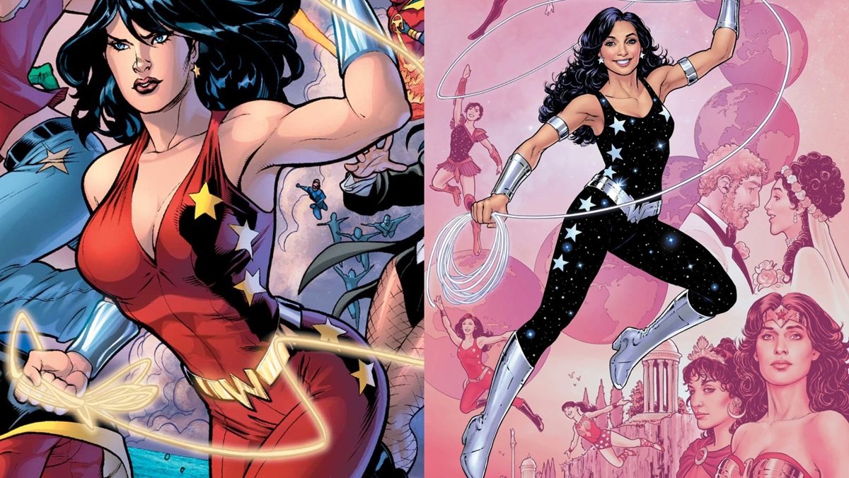 Donna Troy/Wonder Girl, art by Terry Dodson and Nicola Scott.