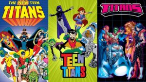 The core roster of the Teen Titans over the past forty years.