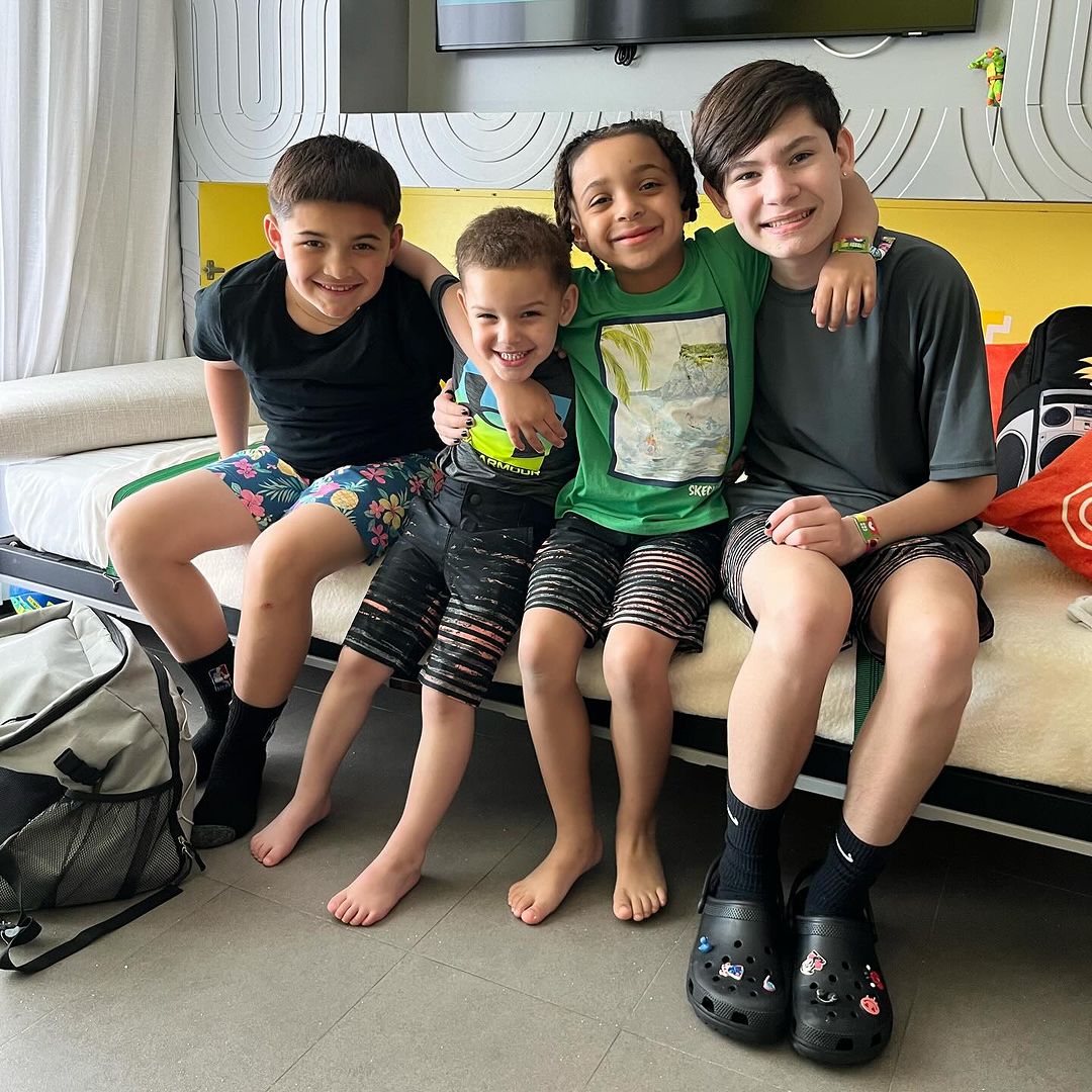 Kailyn was on vacation with her four oldest children