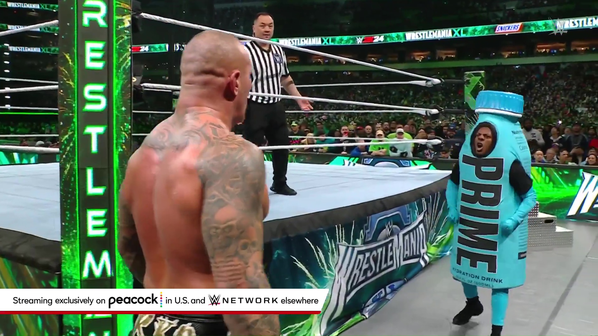 Orton launched an attack on the streamer after he helped Paul