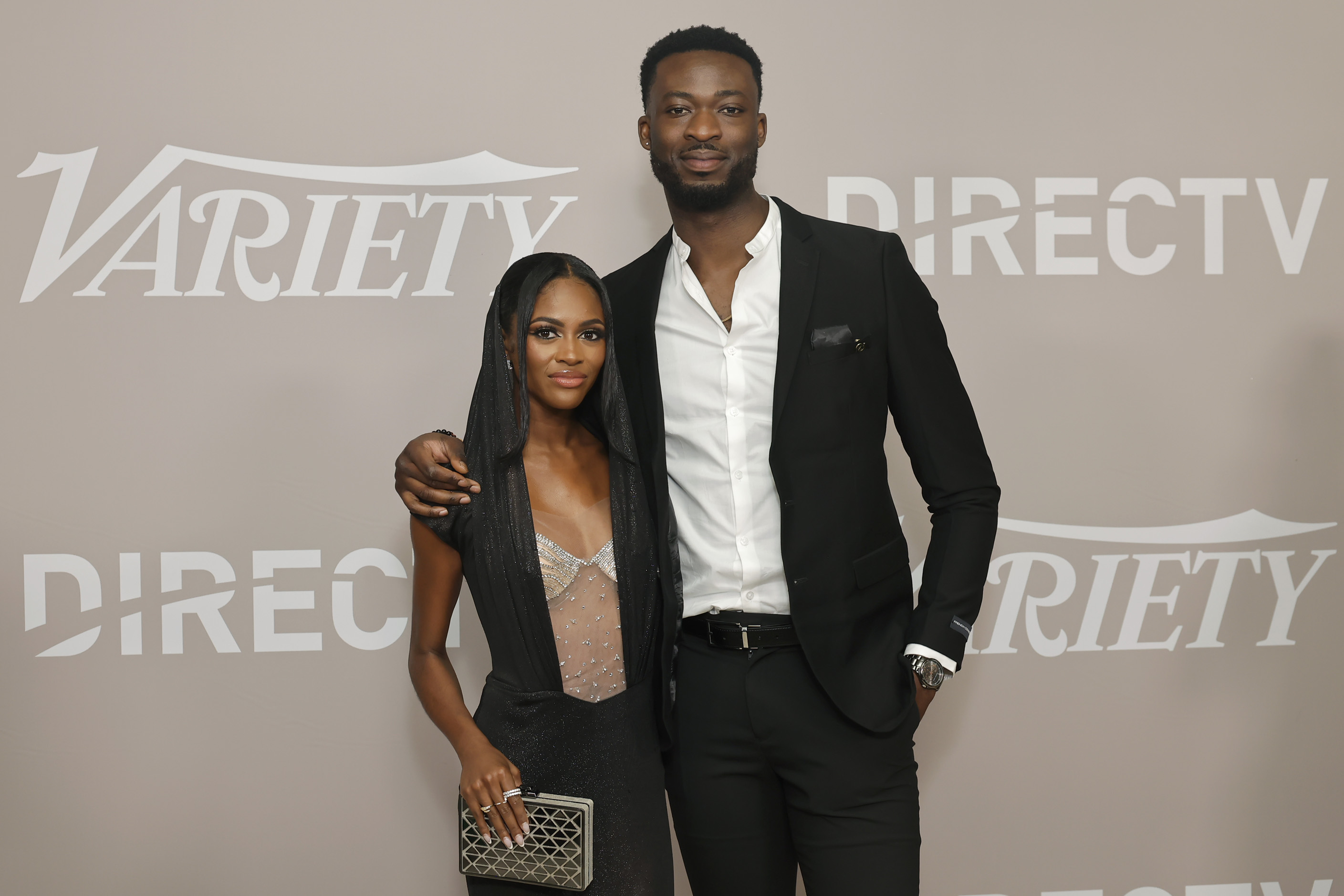 Charity won the Bachelor along with her fiance, Dotun
