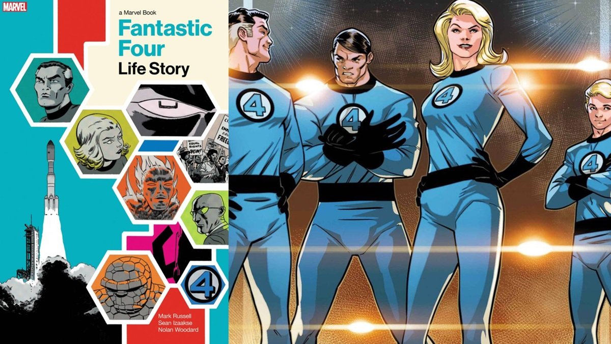 Art for the alt-universe series Fantastic Four: Life Story. 