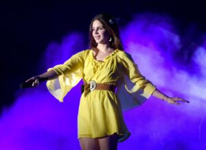 Lana Del Rey on stage