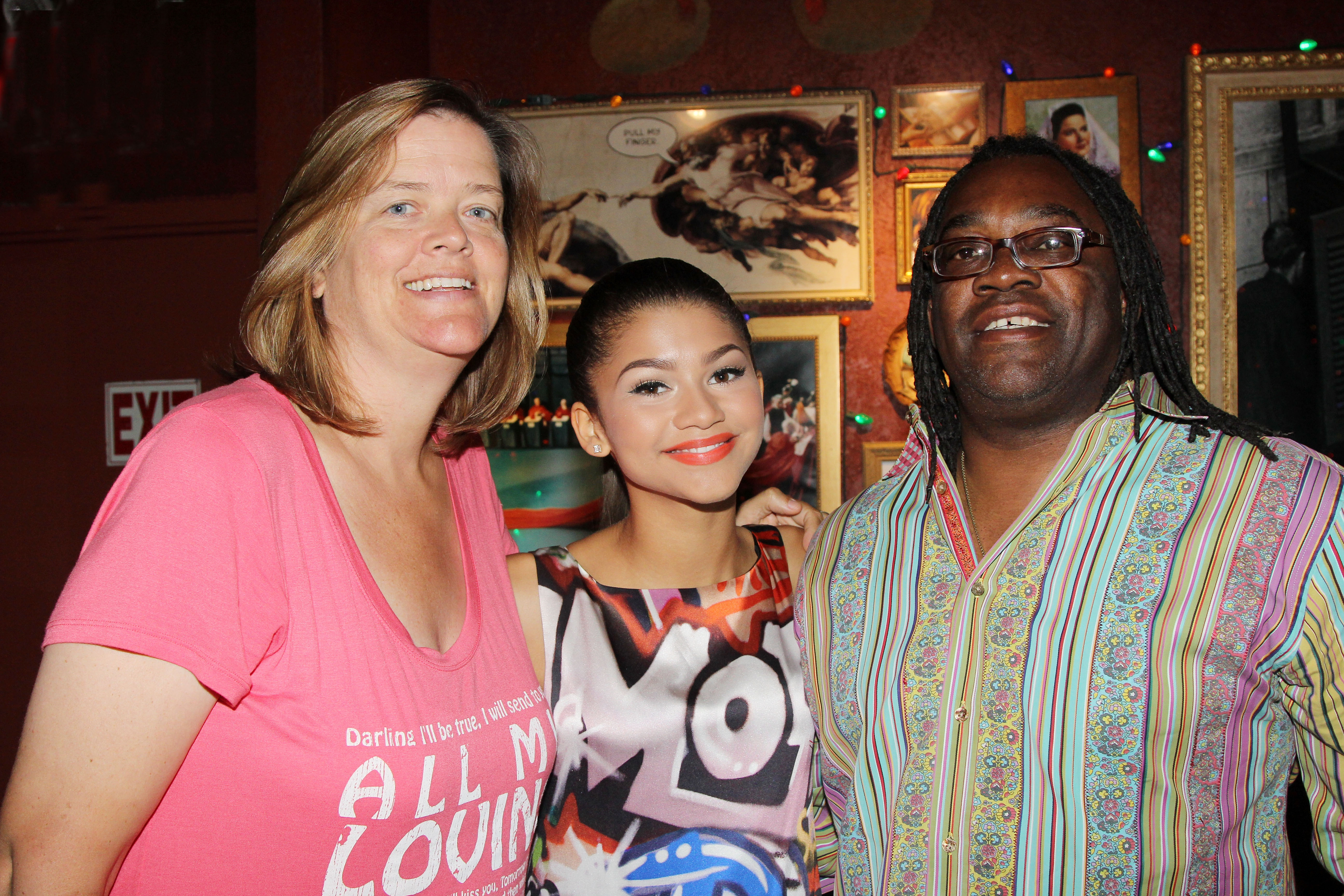 While Zendaya's parents are no longer romantically together, they remain friends
