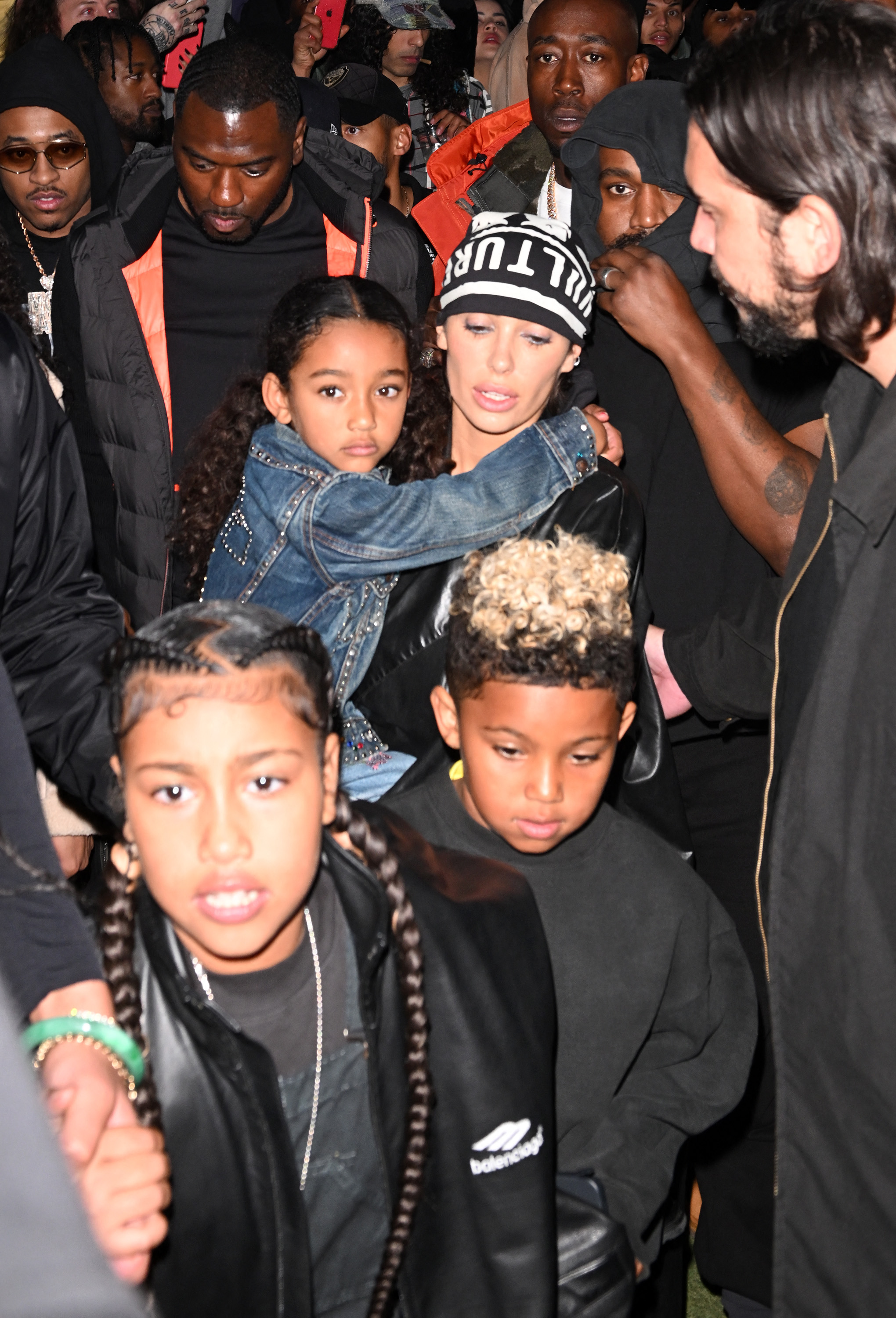 Fans have raised concern both for Bianca and for Kanye's children in light of her NSFW fashion
