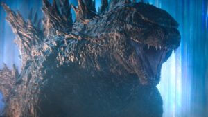 Godzilla roars by a barrier in Monarch: Legacy of Monsters, which Apple TV+ has renewed for season 2