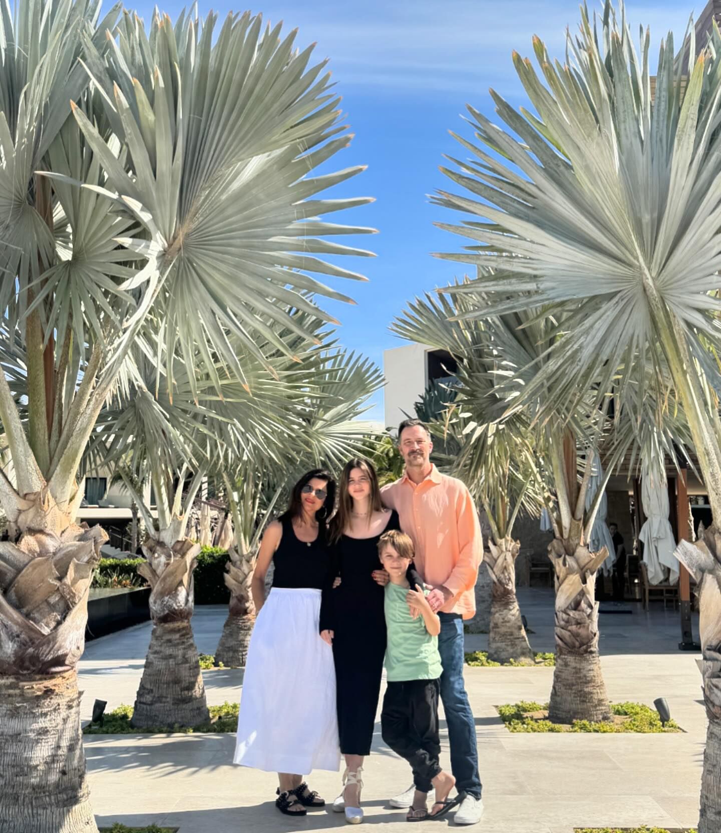 Tiffani ventured to Mexico with her husband and two kids for spring break