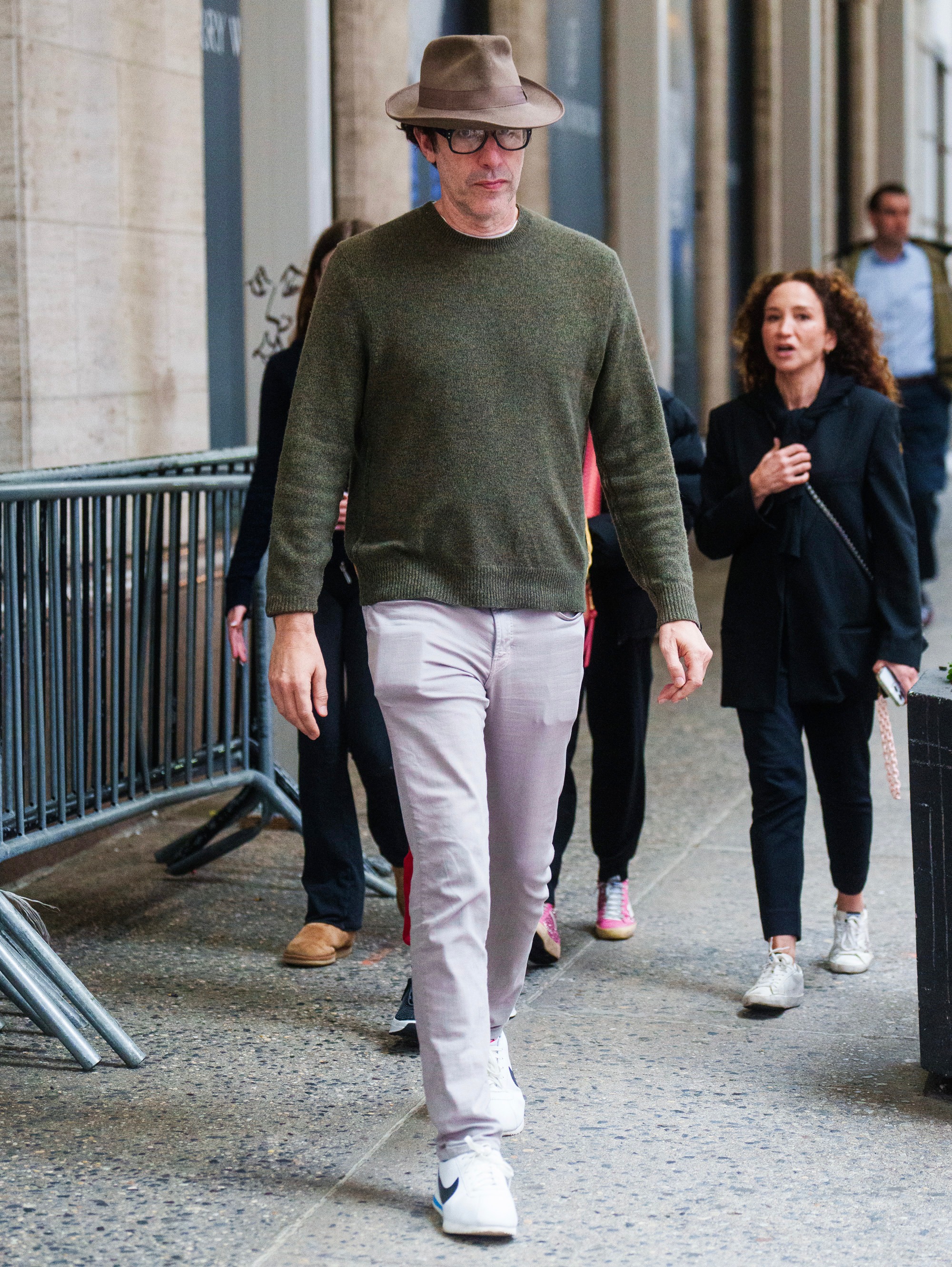 The actor, 52, stepped out on Fifth Avenue in New York City yesterday