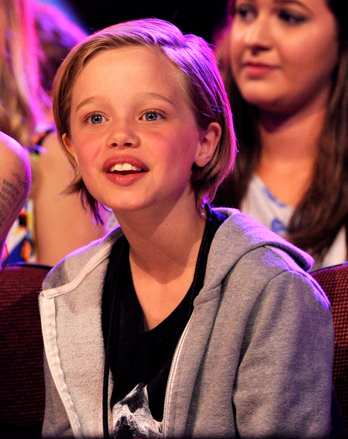Shiloh in the audience during Nickelodeon’s Kids’ Choice Awards in 2015