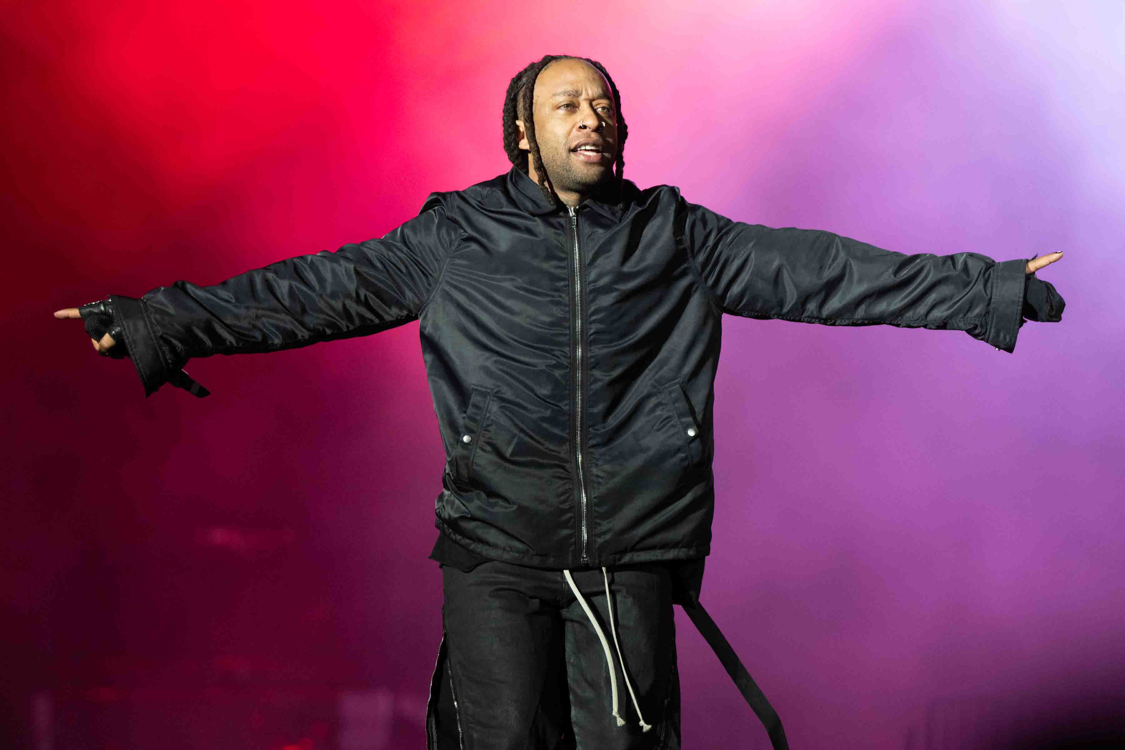 Ty Dolla $ign performs onstage during Rolling Loud at Hollywood Park Grounds