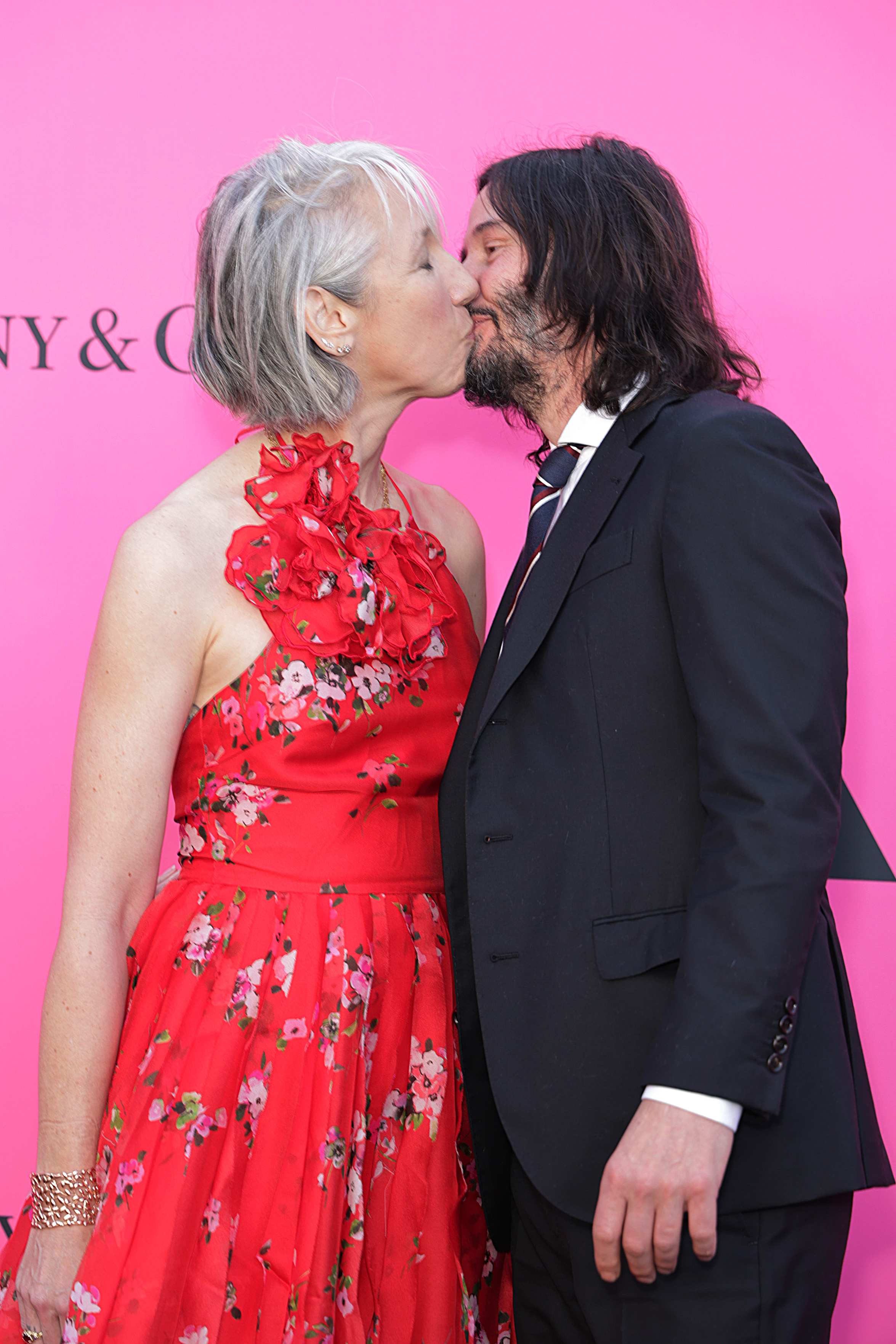 They also shared a smooch at the MOCA Gala in 2023