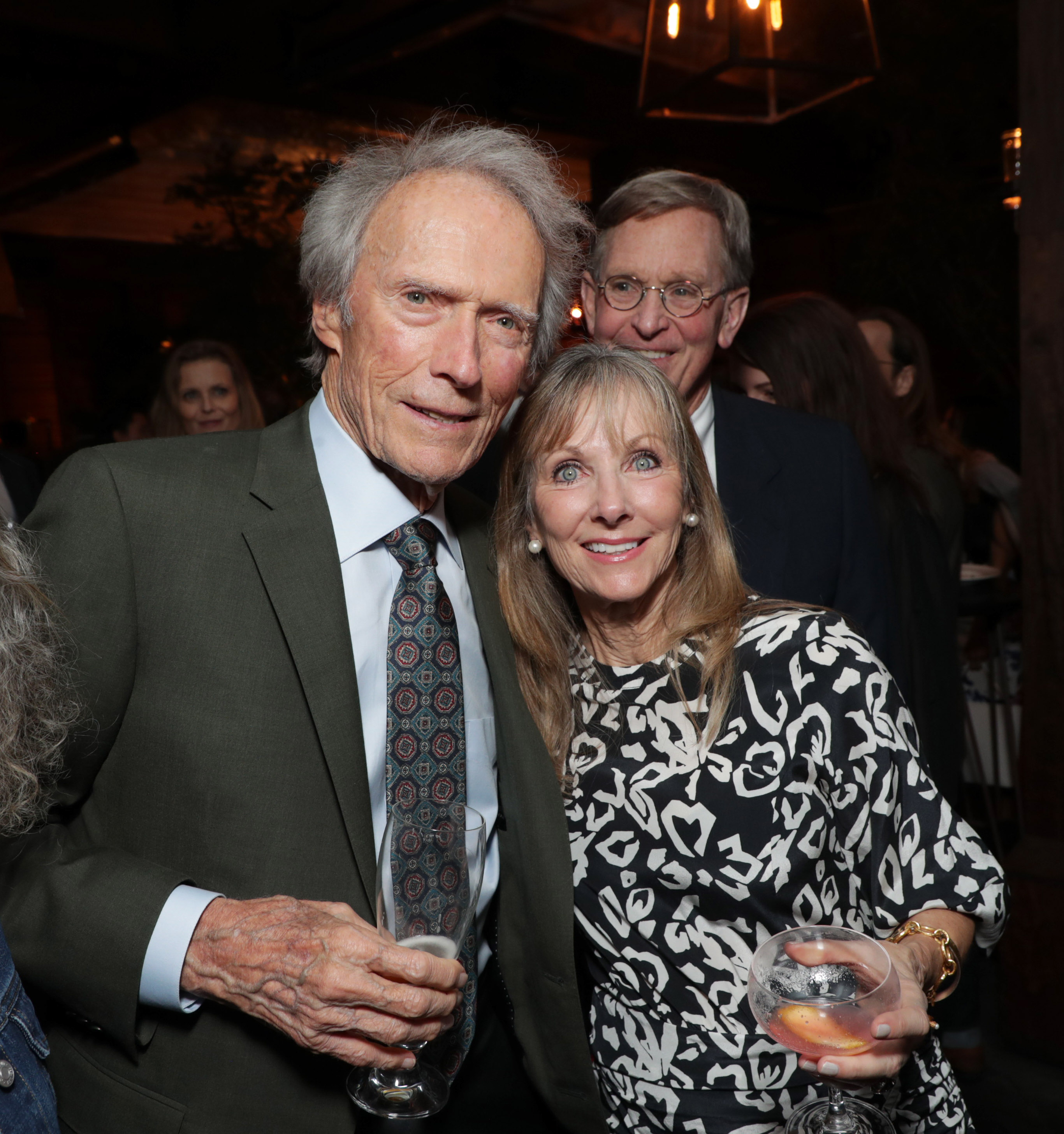 Clint and daughter Laurie Eastwood at the world film premiere of ‘The Mule’ in 2018