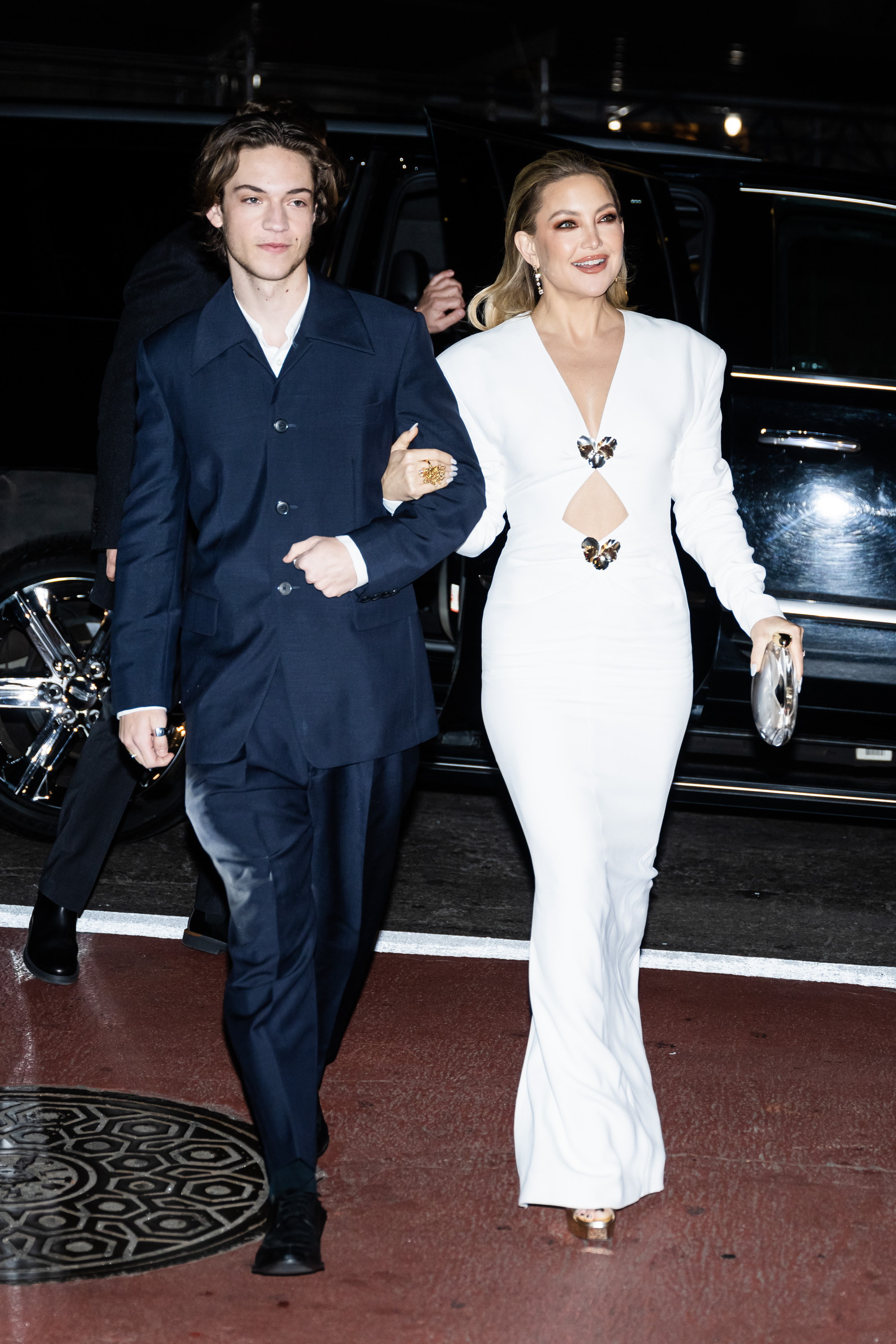 Kate pictured with her son Ryder Robinson at an event in December 2022