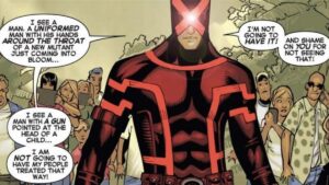 Post-Avengers vs. X-Men Cyclops as a mutant revolutionary.