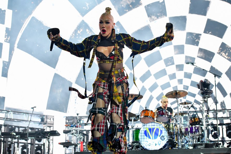 Gwen Stefani and No Doubt perform during the Coachella Valley Music and Arts Festival at the Empire Polo Club in Indio, California, on April 13, 2024.