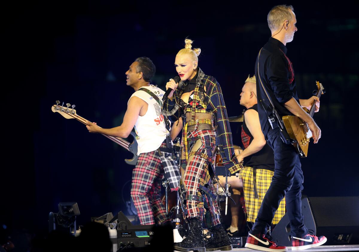 No Doubt on stage at Coachella