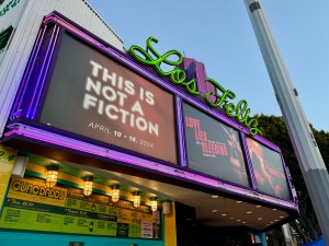 The Los Feliz Theater in Los Angeles, one of the venues for This Is Not a Fiction.